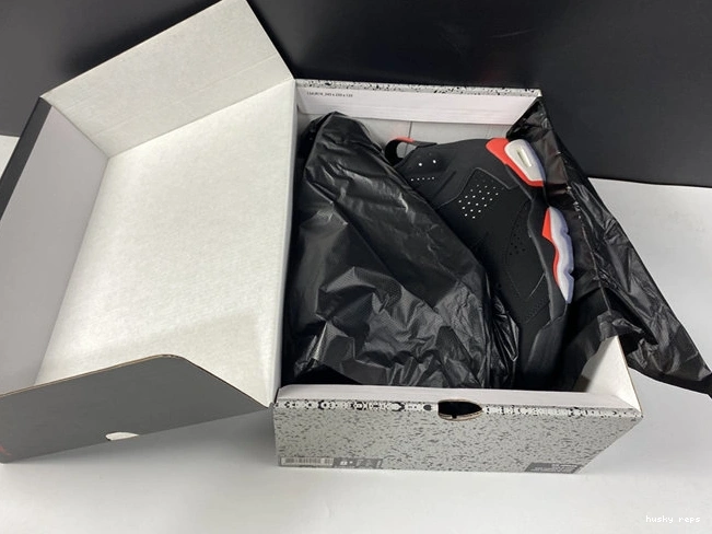 Cheap Husky Jordan6 EyeCatching Black 4044 Infrared 384664- 1028